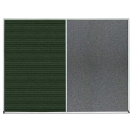 United Visual Products Single Door Radius Corkboard, 18"x24", Bla, UV7000RC-BLACK-APRICOT UV7000RC-BLACK-APRICOT